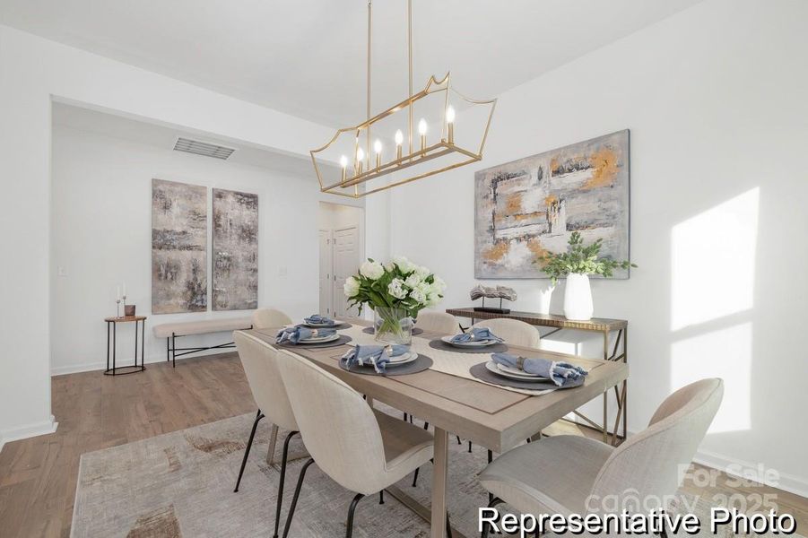 Furnished interior view inside a new home in Whispering Hills, Locust (Image 9).