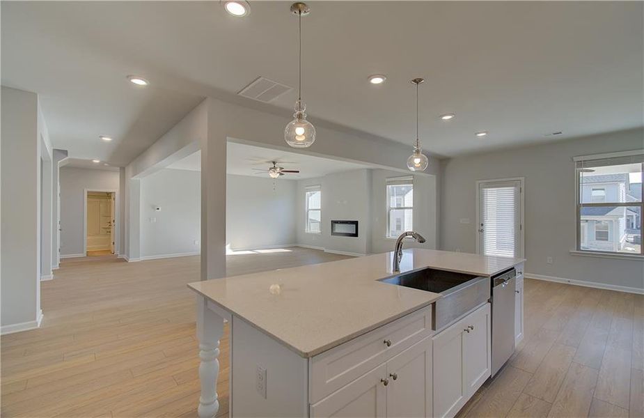 Furnished interior view inside a new home in Adagio, Dacula (Image 11).