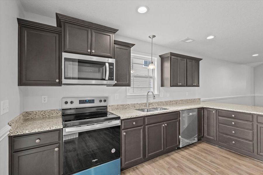 Representative furnished interior of a home built from the Ellison by Enchanted Homes in Hampshire Heights, Moore (Image 8).