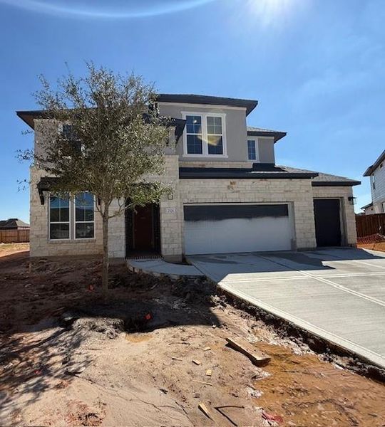 In-progress construction of a new home in Tompkins Reserve, Katy, TX (Image 5). In-progress construction of a new home in Tompkins Reserve, Katy, TX (Image 5).