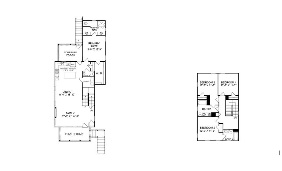 2D floor plan layout of this home in , Johns Island, SC (Image 3).