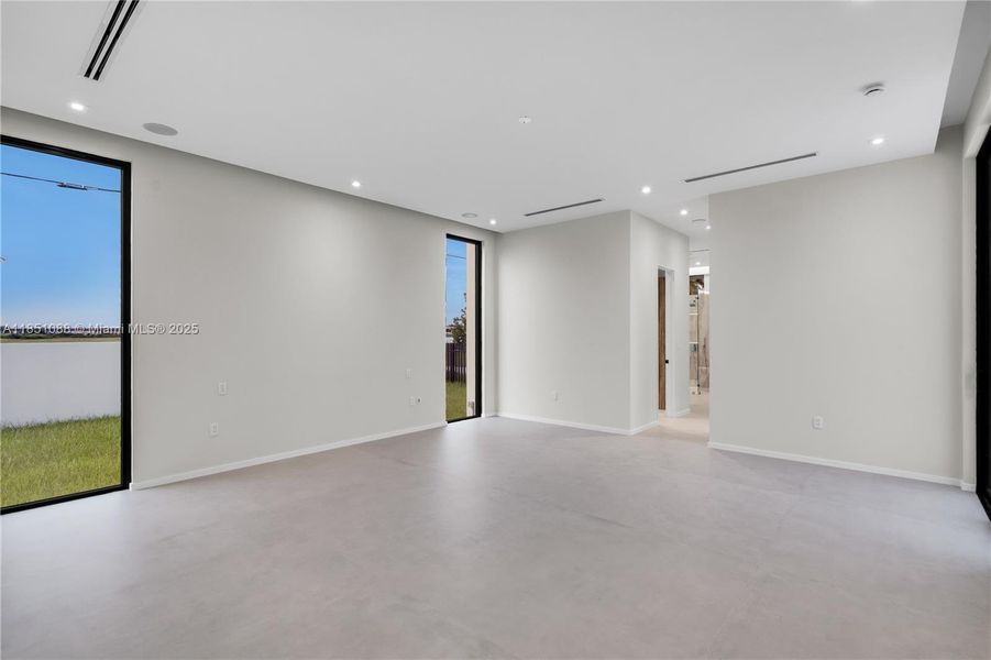 Master bedroom  entrance view
