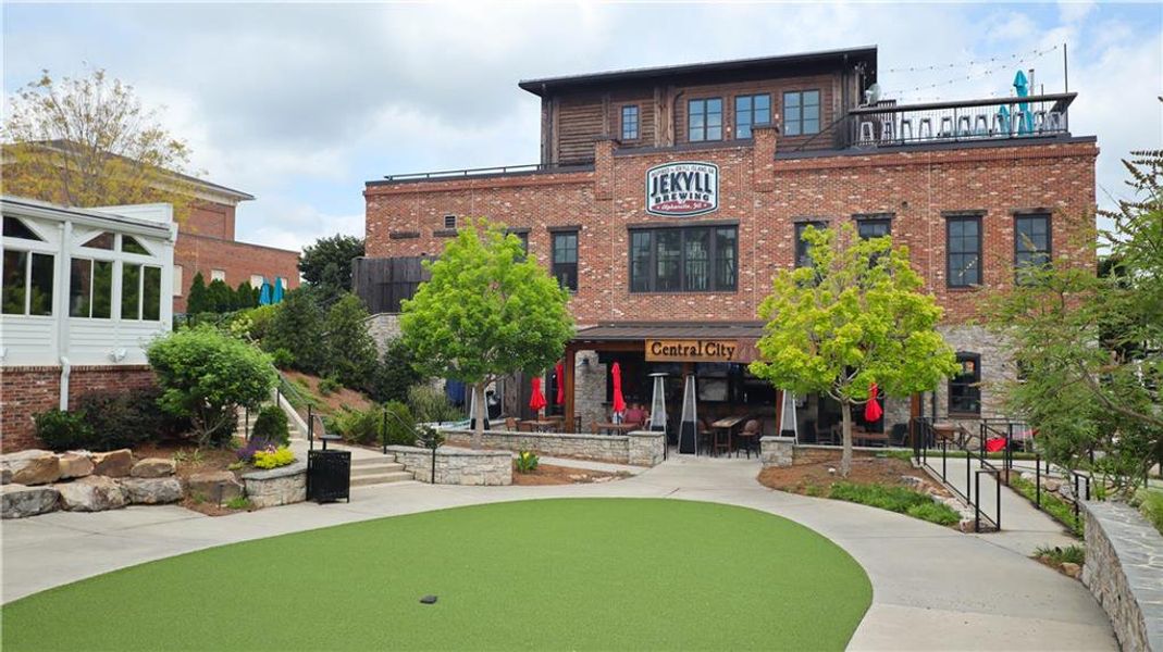 Front exterior of a new home in Byers Park, Alpharetta, GA, highlighting curb appeal (Image 28).