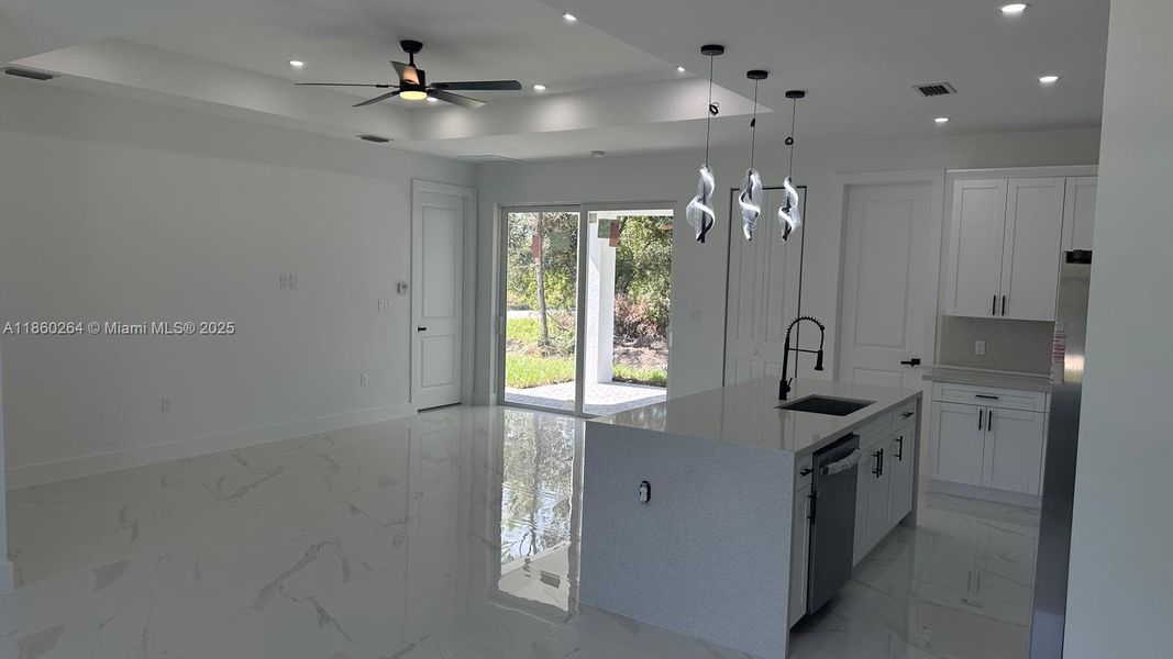 Furnished interior view inside a new home in , Lehigh Acres (Image 5). Furnished interior view inside a new home in , Lehigh Acres (Image 5).