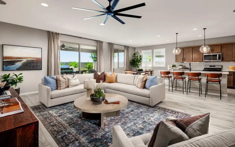 Furnished interior view inside a new home in Blossom Rock, Apache Junction (Image 6). Furnished interior view inside a new home in Blossom Rock, Apache Junction (Image 6).