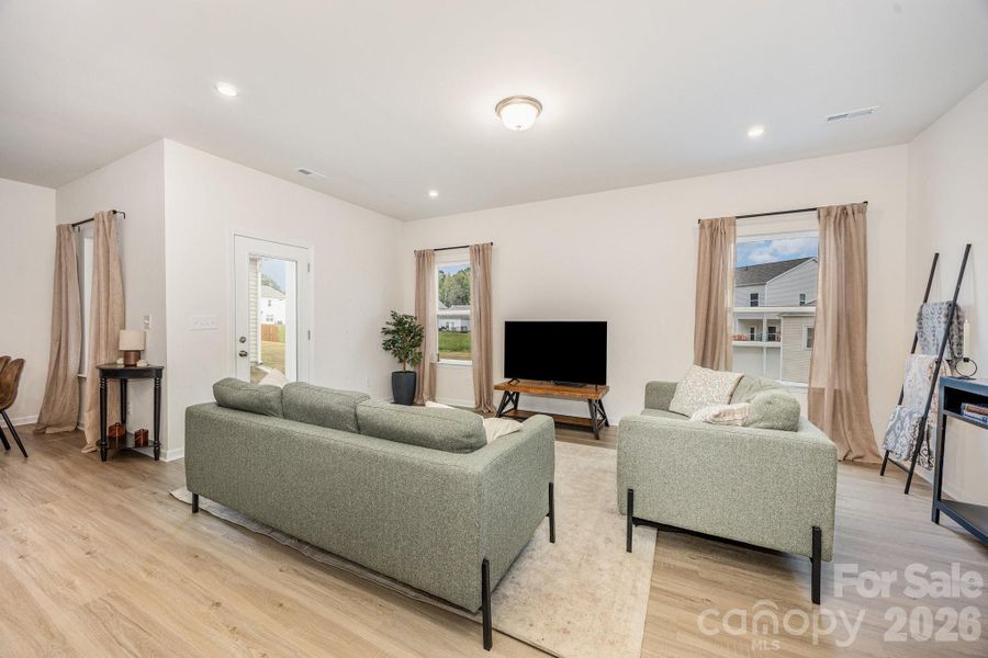 Furnished interior view inside a new home in Country Club Village, Salisbury (Image 12). Furnished interior view inside a new home in Country Club Village, Salisbury (Image 12).
