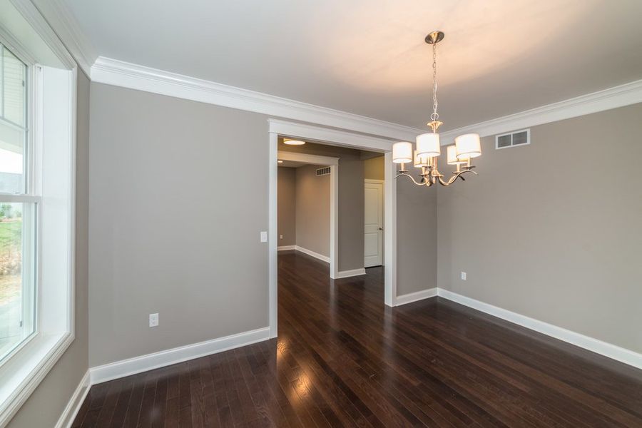 Representative unfurnished interior of a home built from the The Briarhaven III by Norfolk Homes in Coronado Estates, Jackson (Image 24).