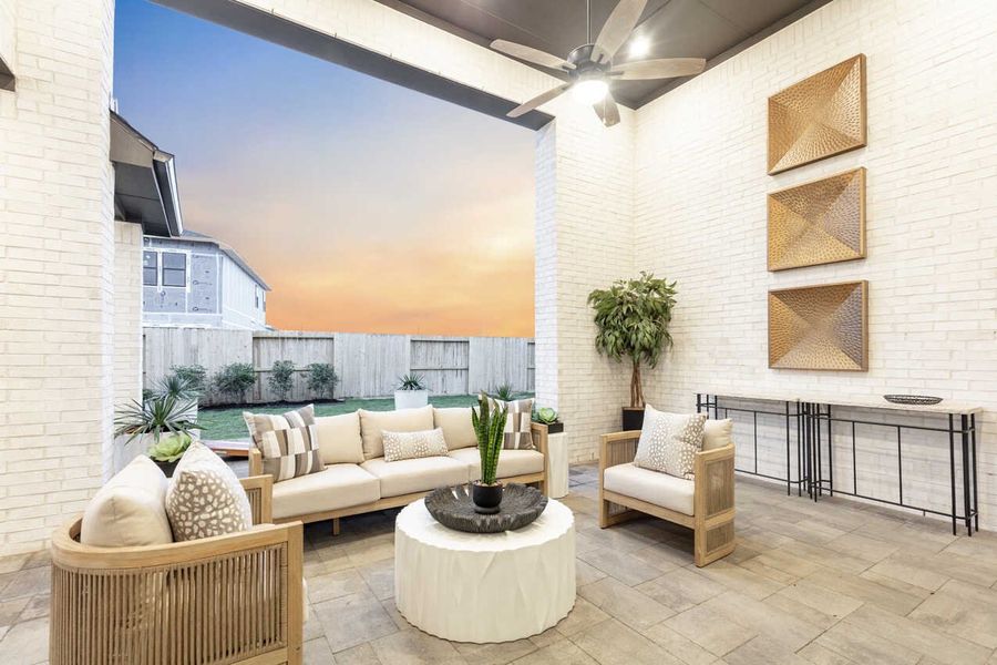 Representative Patio - some options shown Representative Patio - some options shown