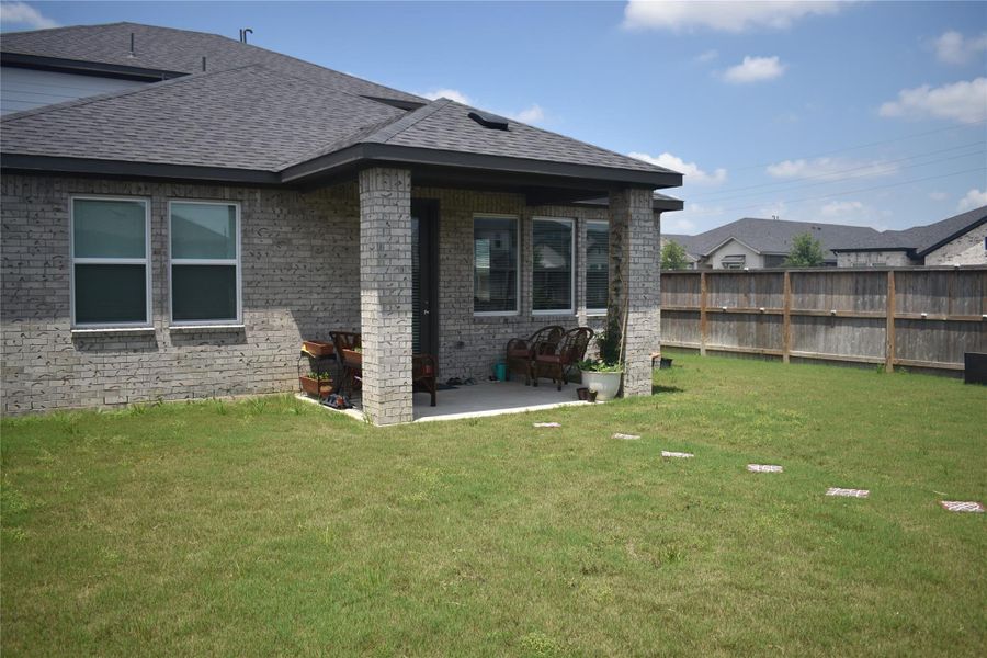 Exterior details and patio area of a home in Bridge Creek 45s and 50s, Cypress (Image 25). Exterior details and patio area of a home in Bridge Creek 45s and 50s, Cypress (Image 25).