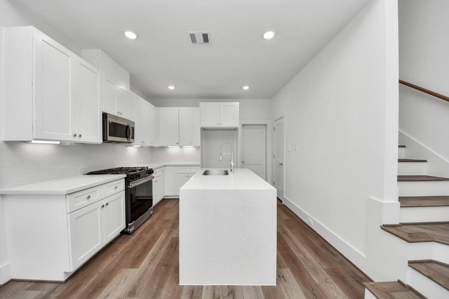 Furnished interior view inside a new home in , Houston (Image 8).