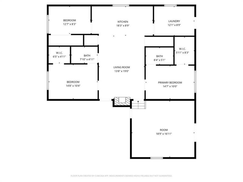2D floor plan layout of this home in , Gun Barrel City, TX (Image 3).