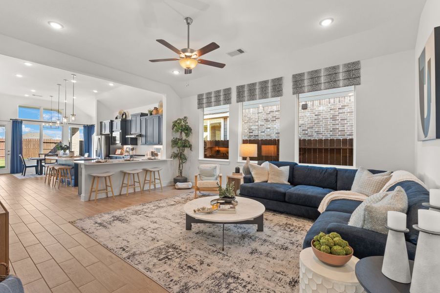 Furnished interior view inside a new home in Brookewater, Rosenberg (Image 4).