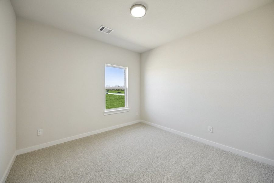 Representative unfurnished interior of a home built from the The Alamo by Lillian Custom Homes in Freeman Farm, Kaufman (Image 16). Representative unfurnished interior of a home built from the The Alamo by Lillian Custom Homes in Freeman Farm, Kaufman (Image 16).