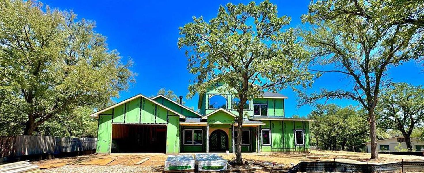 In-progress construction of a new home in , Flower Mound, TX (Image 19).