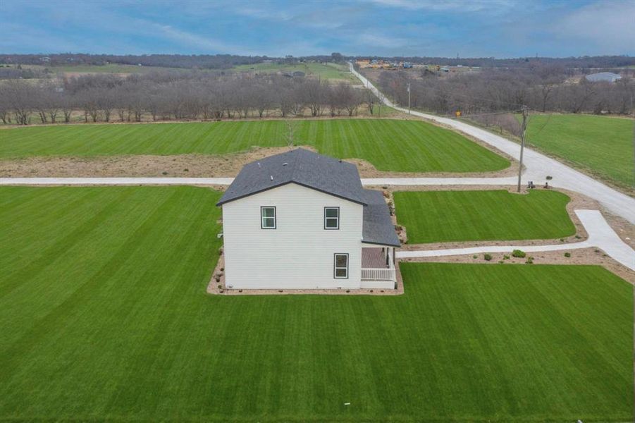 Exterior details and patio area of a home in , Abbott (Image 30). Exterior details and patio area of a home in , Abbott (Image 30).