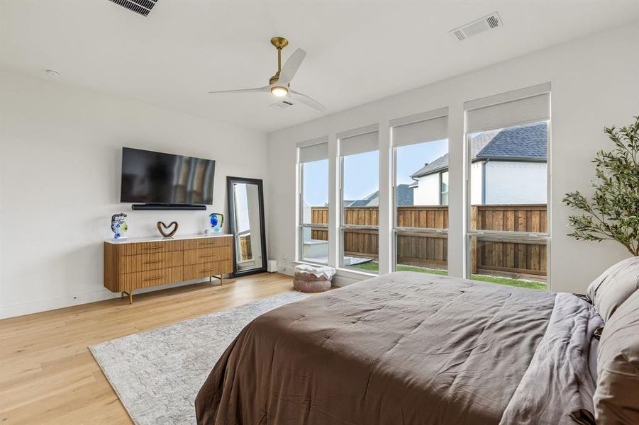 Furnished interior view inside a new home in , The Colony (Image 9).