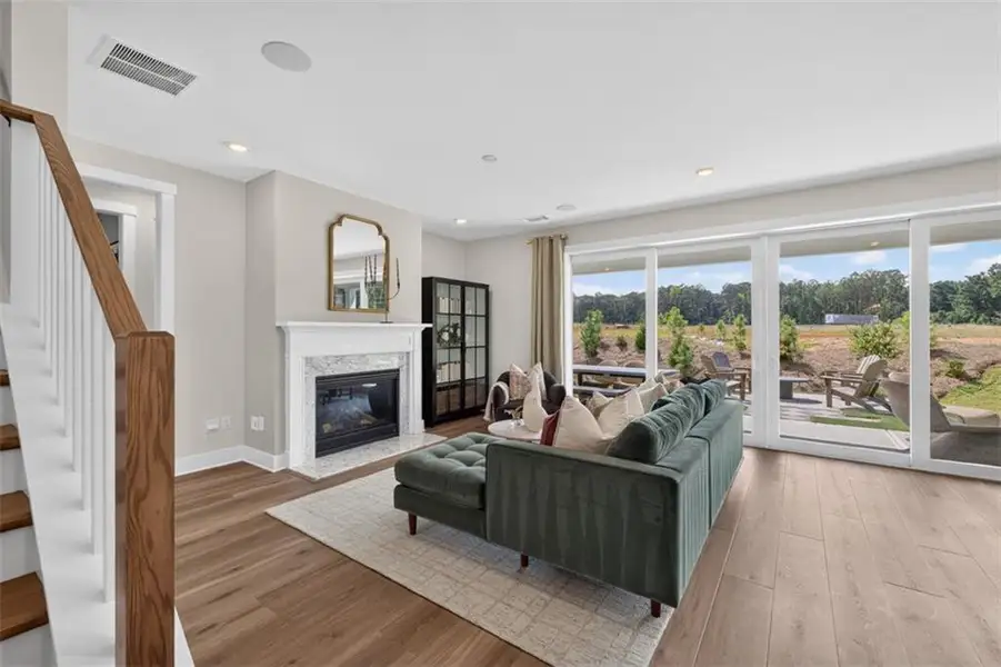 Furnished interior view inside a new home in Amherst, McDonough (Image 16).