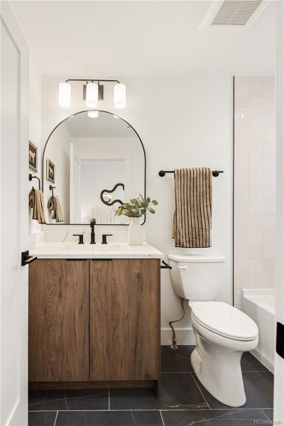 Furnished interior view inside a new home in , Denver (Image 33).