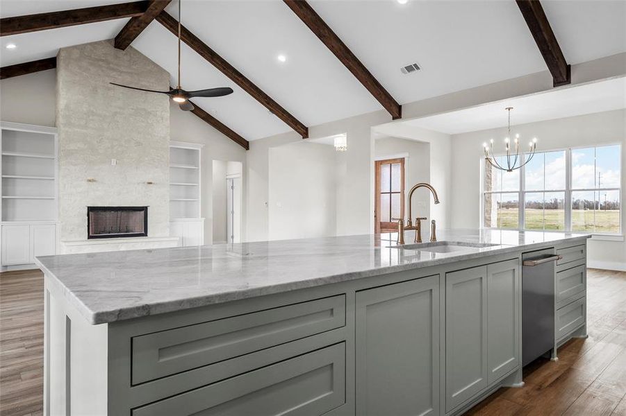 Furnished interior view inside a new home in , Waco (Image 8).
