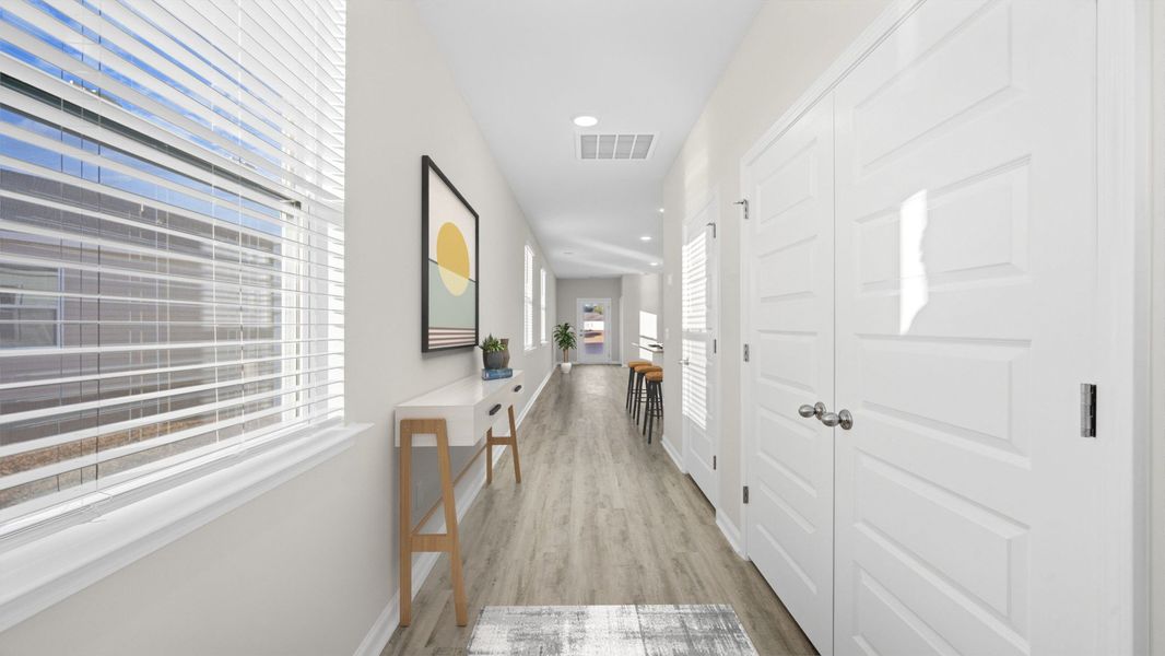 Spacious, unfurnished interior of a new home in The Groves at Bees Creek, Ridgeland (Image 19). Spacious, unfurnished interior of a new home in The Groves at Bees Creek, Ridgeland (Image 19).
