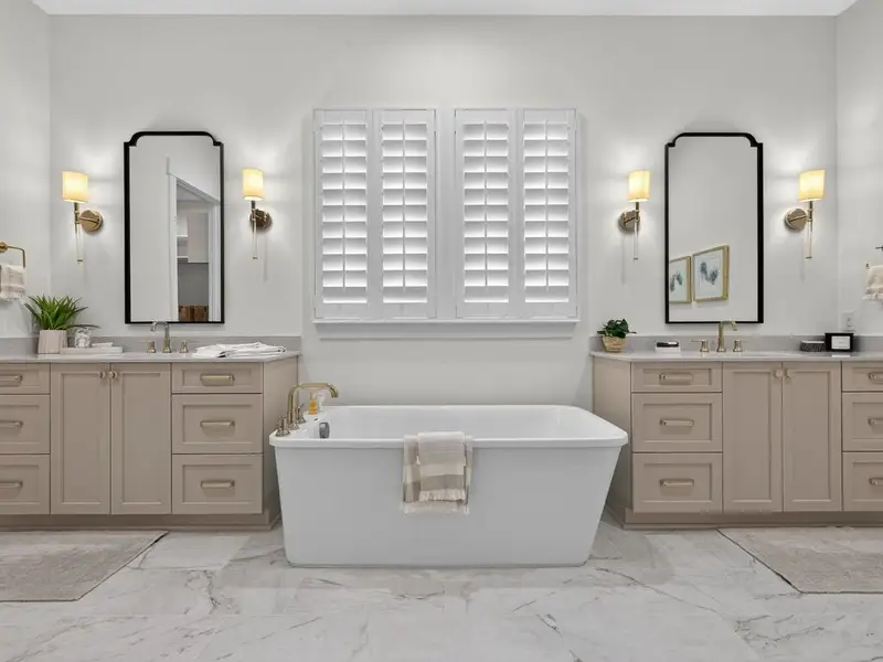 Representative furnished interior of a home built from the Montecito Ranch by Classica Homes in Riverchase Estates, Lancaster (Image 29).