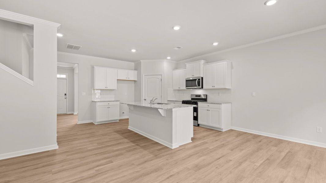 Furnished interior view inside a new home in Creekview, Atlanta (Image 5).