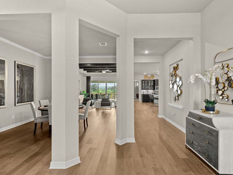 Representative furnished interior of a home built from the The Summerlin A by Davidson Homes LLC in Potranco Oaks, Castroville (Image 6). Representative furnished interior of a home built from the The Summerlin A by Davidson Homes LLC in Potranco Oaks, Castroville (Image 6).