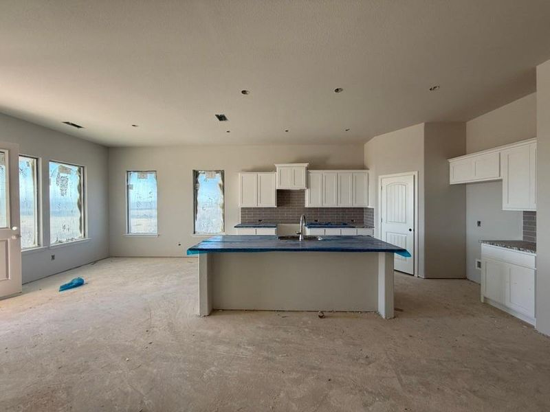 In-progress construction of a new home in Clear Sky Addition, Valley View, TX (Image 7).