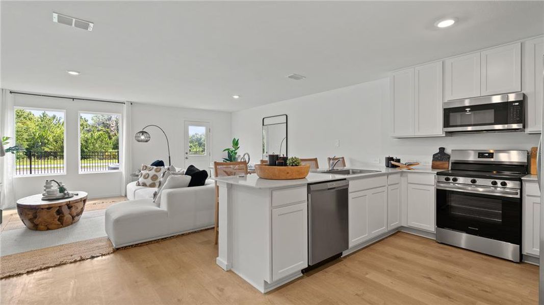 Furnished interior view inside a new home in , Davenport (Image 9).