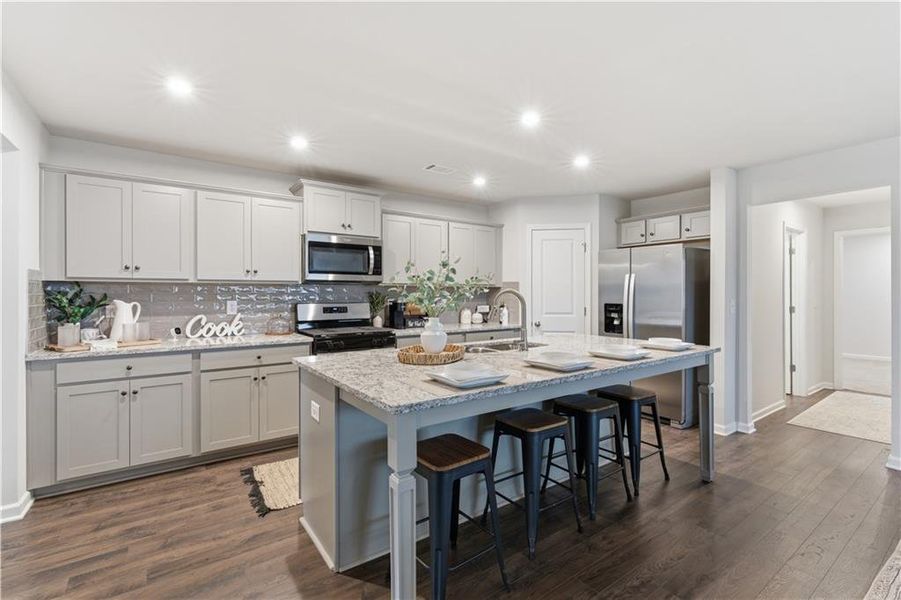 Furnished interior view inside a new home in Meadow Pines, Dallas (Image 5).