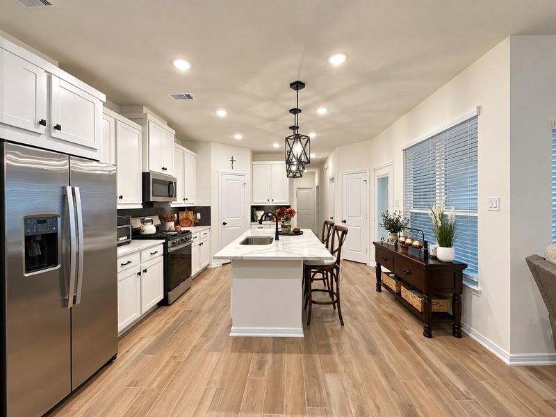 Furnished interior view inside a new home in Woodforest, Montgomery (Image 28).
