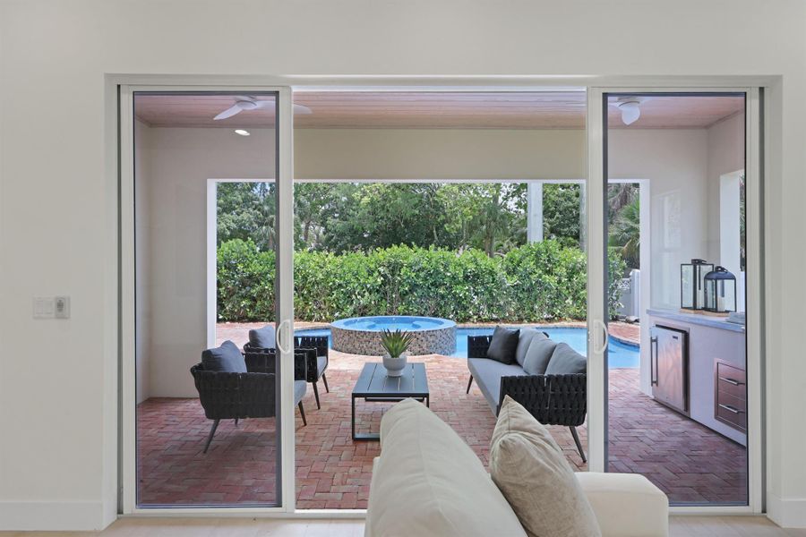 Furnished interior view inside a new home in , Jupiter (Image 16).