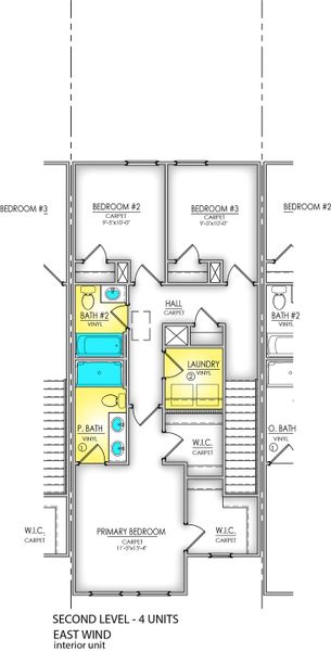 Second Level - 4 Units
