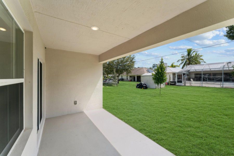 Exterior details and patio area of a home in Aspire at Port St. Lucie, Port St. Lucie (Image 23). Exterior details and patio area of a home in Aspire at Port St. Lucie, Port St. Lucie (Image 23).