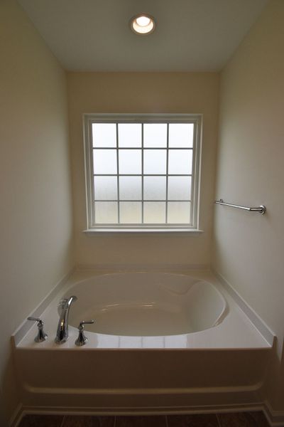 Representative furnished interior of a home built from the Irvine by Keystone Homes NC in The Wilcox, Greensboro (Image 6).