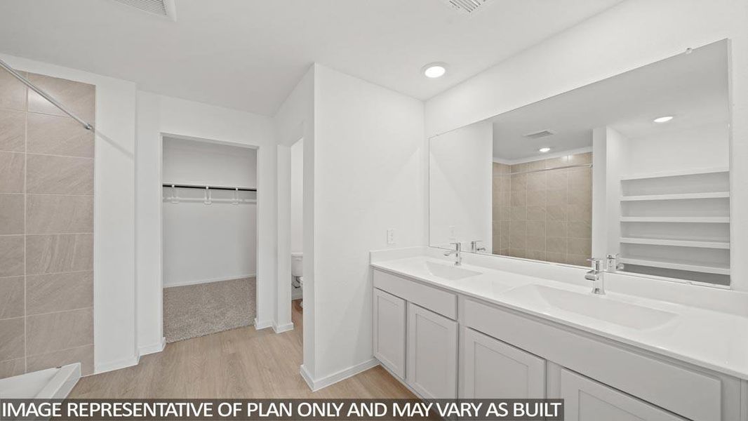 Furnished interior view inside a new home in The Canopies, Splendora (Image 7).