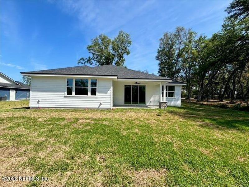 Exterior details and patio area of a home in , Melrose (Image 3).