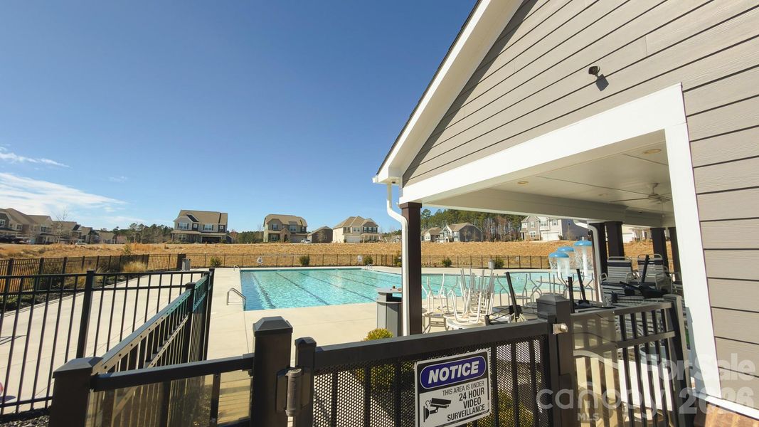 Exterior details and patio area of a home in Falls Cove, Troutman (Image 22).