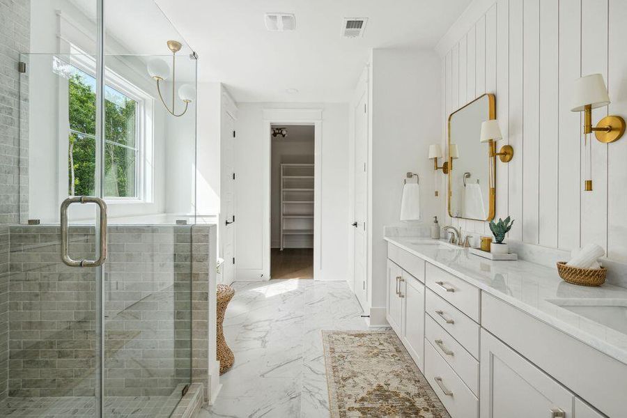 Furnished interior view inside a new home in Miller's Crossing, Johns Island (Image 32).