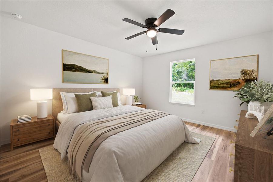 Furnished interior view inside a new home in , Ocala (Image 26).