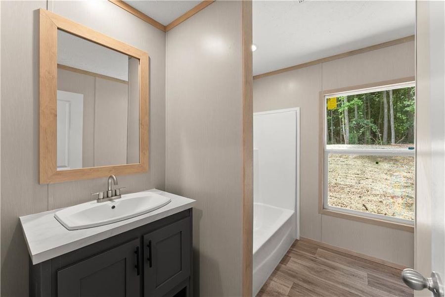 Furnished interior view inside a new home in , Lula (Image 9).