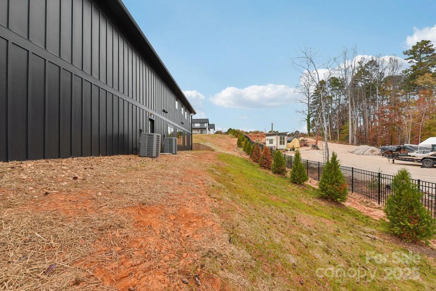 Exterior details and patio area of a home in , Mooresville (Image 21). Exterior details and patio area of a home in , Mooresville (Image 21).