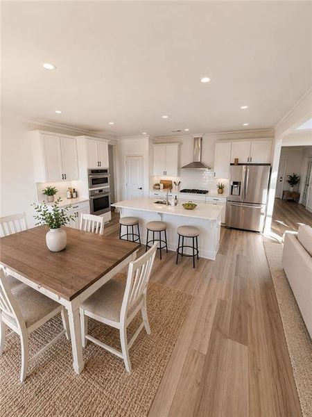 Furnished interior view inside a new home in , Dallas (Image 7).
