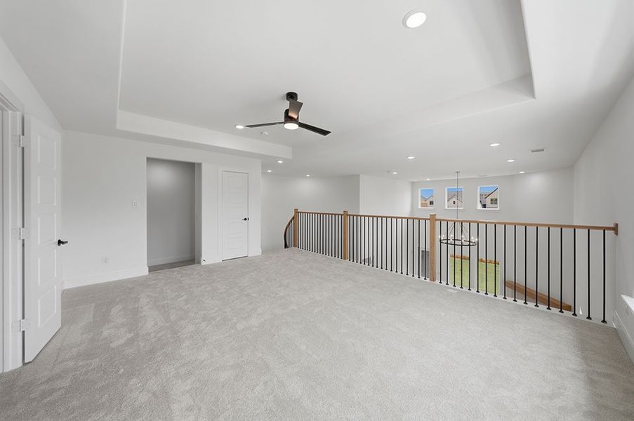 Spacious, unfurnished interior of a new home in Estates at Rockhill, Frisco (Image 37).