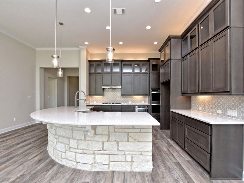 Representative furnished interior of a home built from the Siena III by Giddens Homes in Clearwater Ranch, Liberty Hill (Image 139).