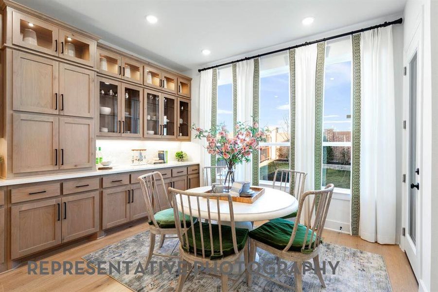 Furnished interior view inside a new home in Wildflower Ranch, Dish (Image 10).