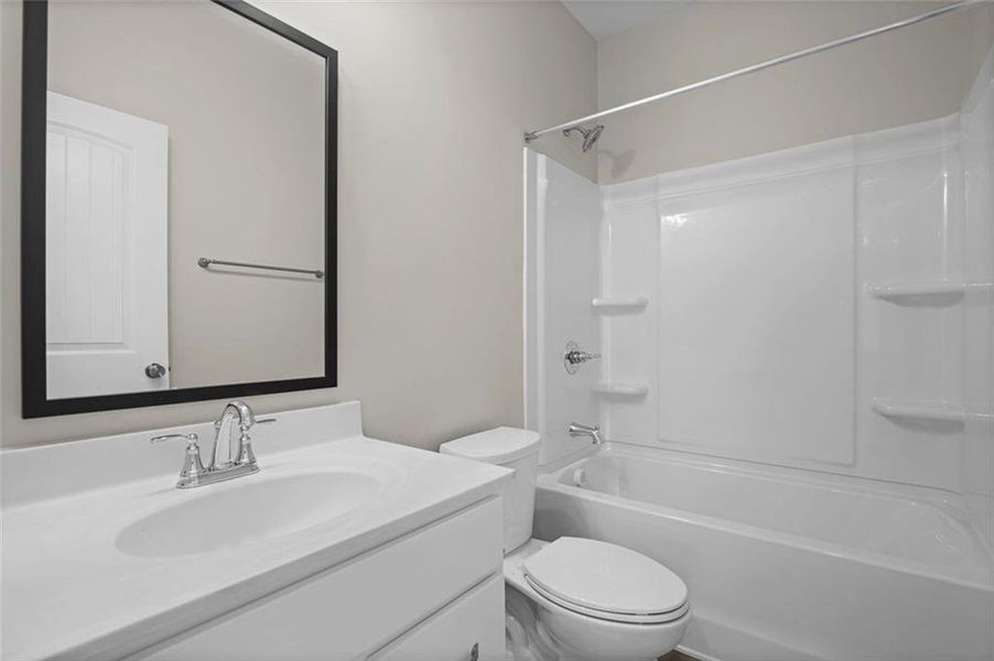 Furnished interior view inside a new home in Easton Park, Dallas (Image 8).