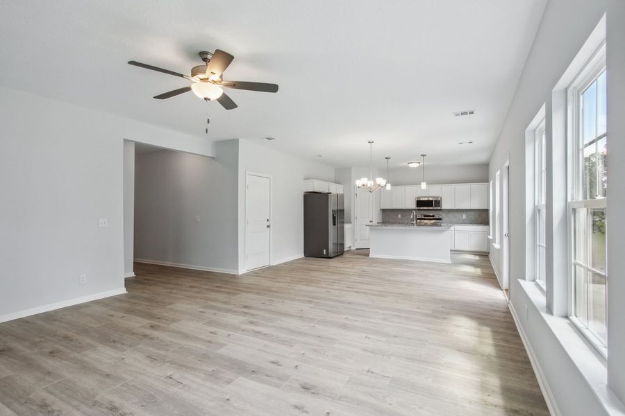Representative unfurnished interior of a home built from the The Barrington by RTS Homes in The Pointe at Villages on Marne, Hinesville (Image 18).