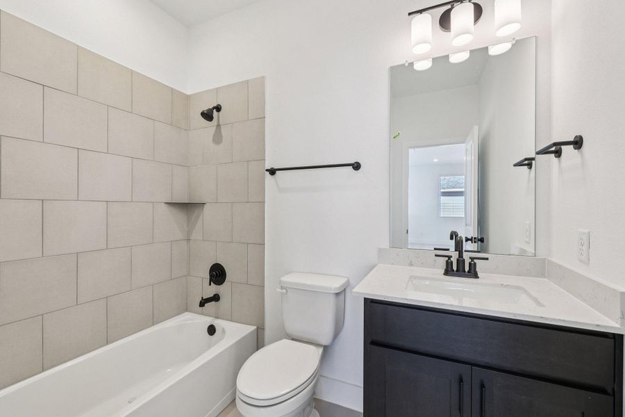 Furnished interior view inside a new home in Lariat, Liberty Hill (Image 12). Furnished interior view inside a new home in Lariat, Liberty Hill (Image 12).