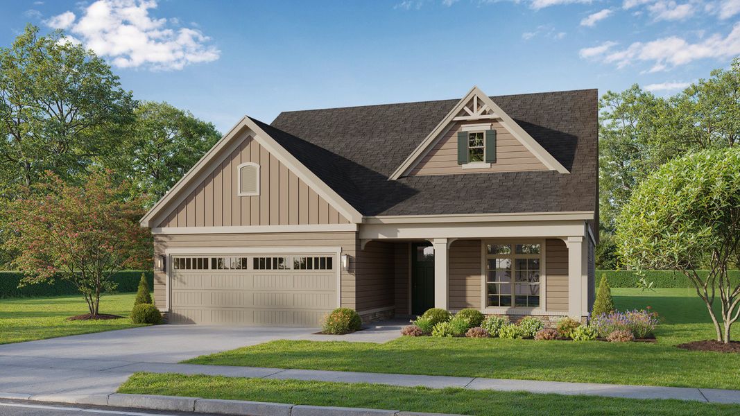 Representative exterior photo of a completed home built from the Cortona by Epcon Communities in Courtyards by Carrell, Ocean Isle Beach, NC (Image 2). Representative exterior photo of a completed home built from the Cortona by Epcon Communities in Courtyards by Carrell, Ocean Isle Beach, NC (Image 2).